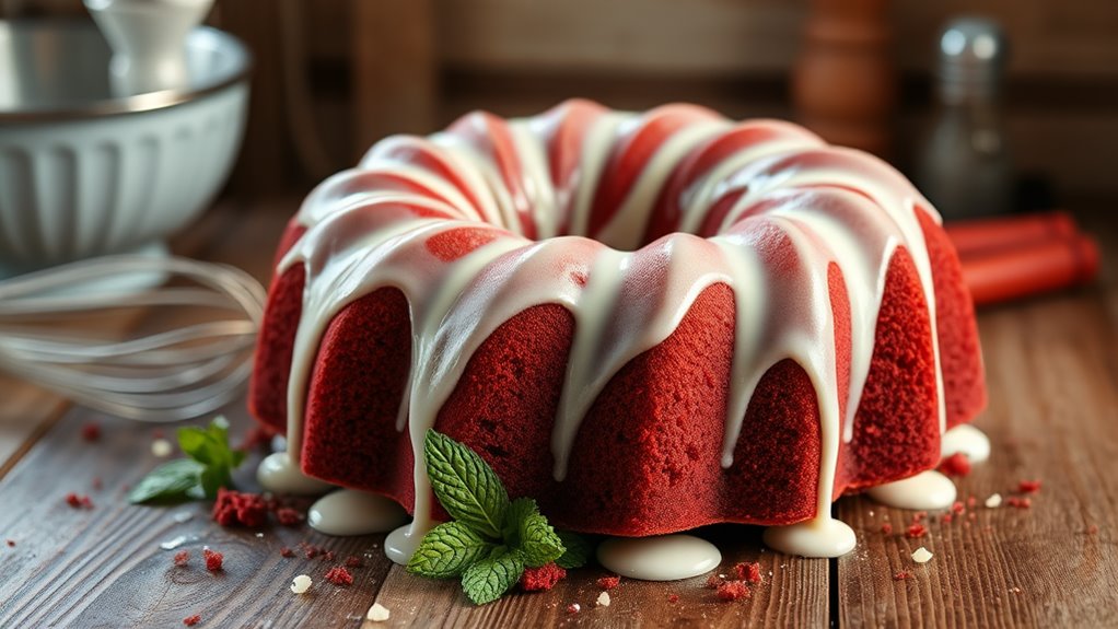 moist chocolatey festive dessert