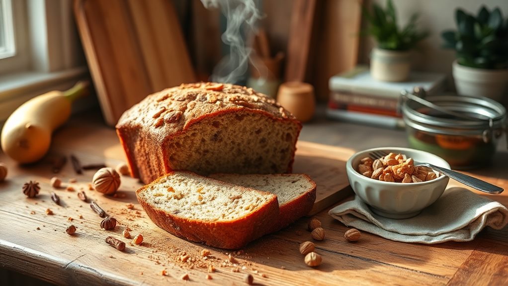 nutmeg clove banana bread