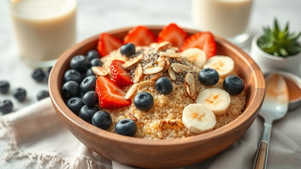 nutritious quinoa morning meal