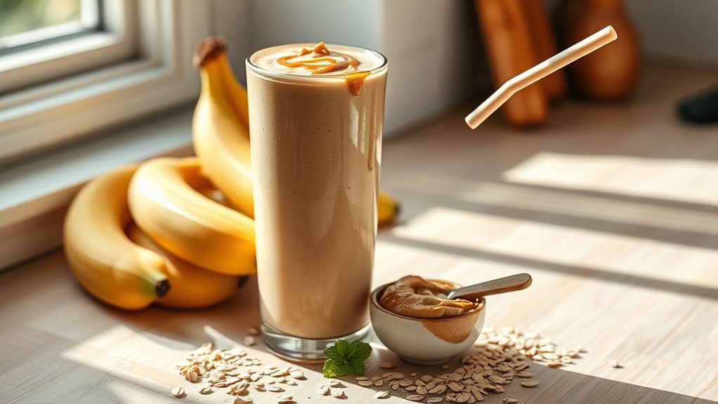 nutty banana oatmeal blend