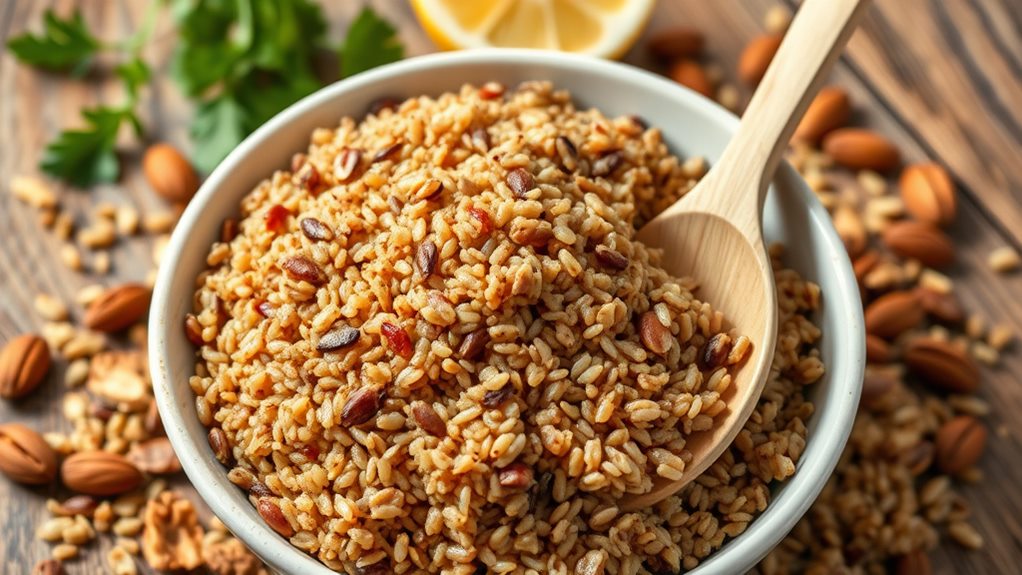 nutty grain rice mix