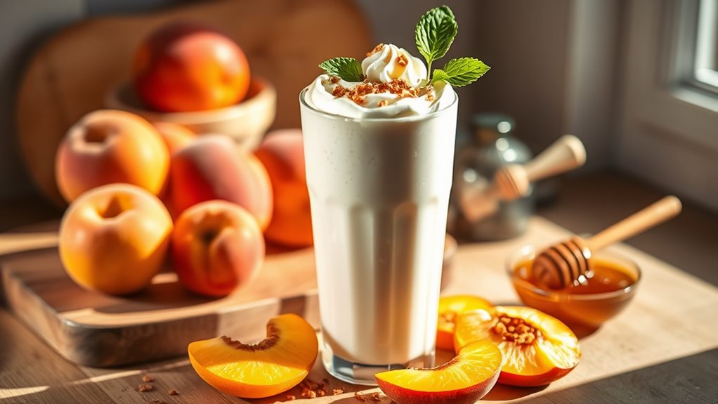 peach yogurt flavor combination