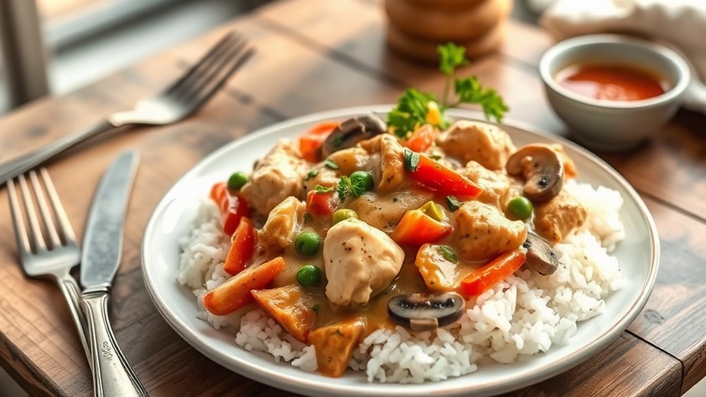 rapid chicken dish preparation