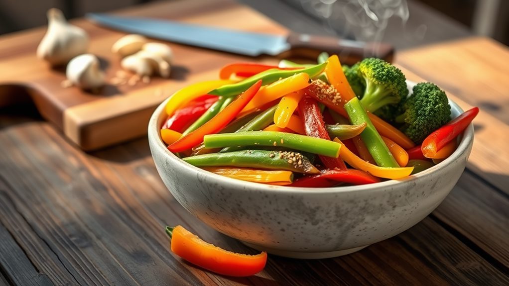 saut ed hibachi vegetable medley