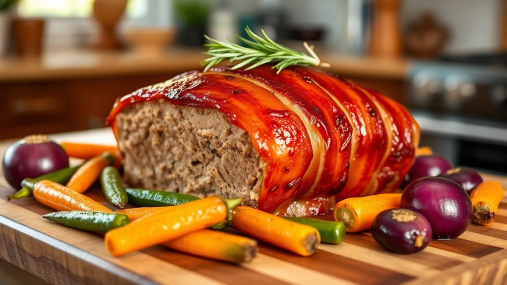 savory bacon turkey loaf
