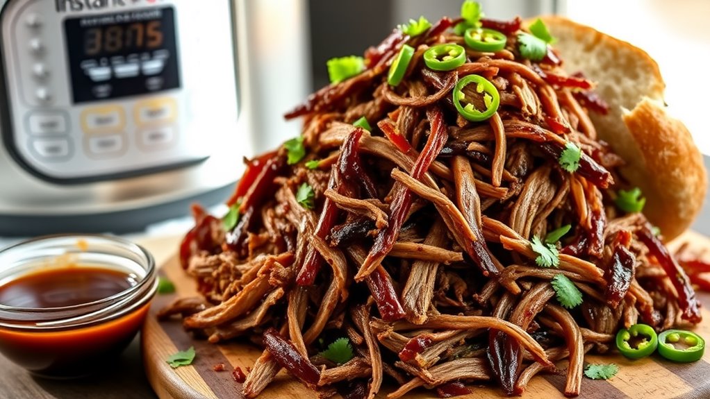 savory coffee infused pulled pork