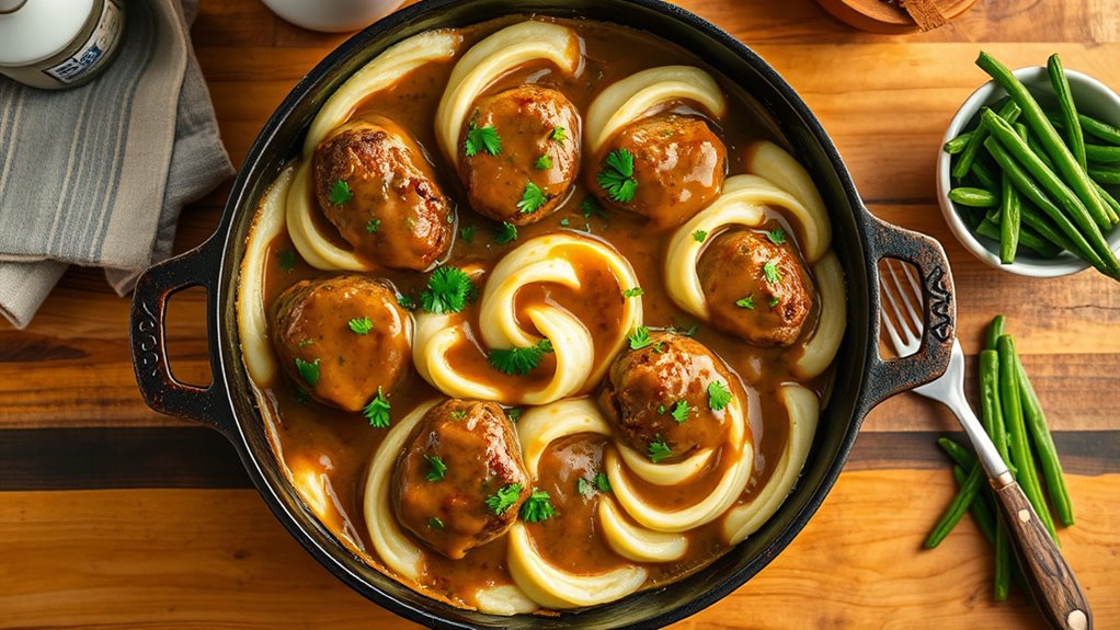savory meat and gravy