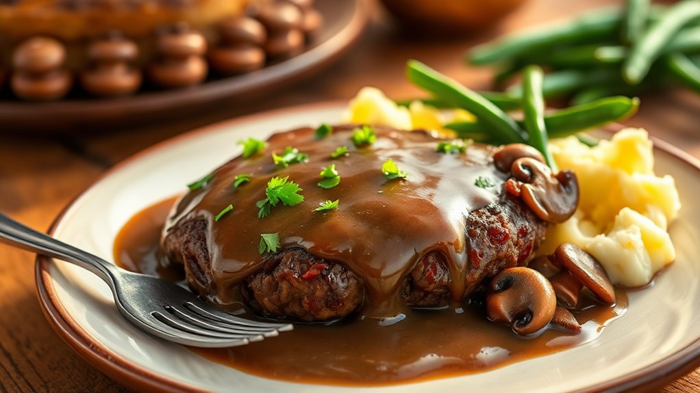 savory mushroom gravy dish