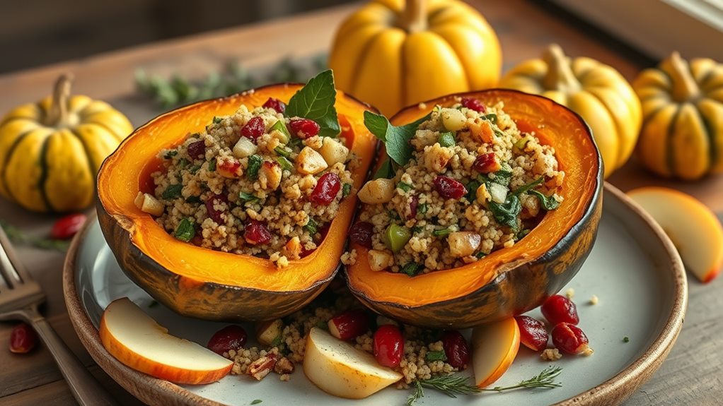 savory quinoa apple dish