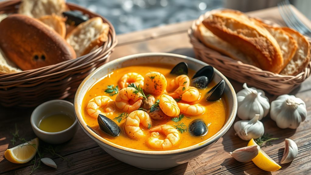 savory saffron seafood delight