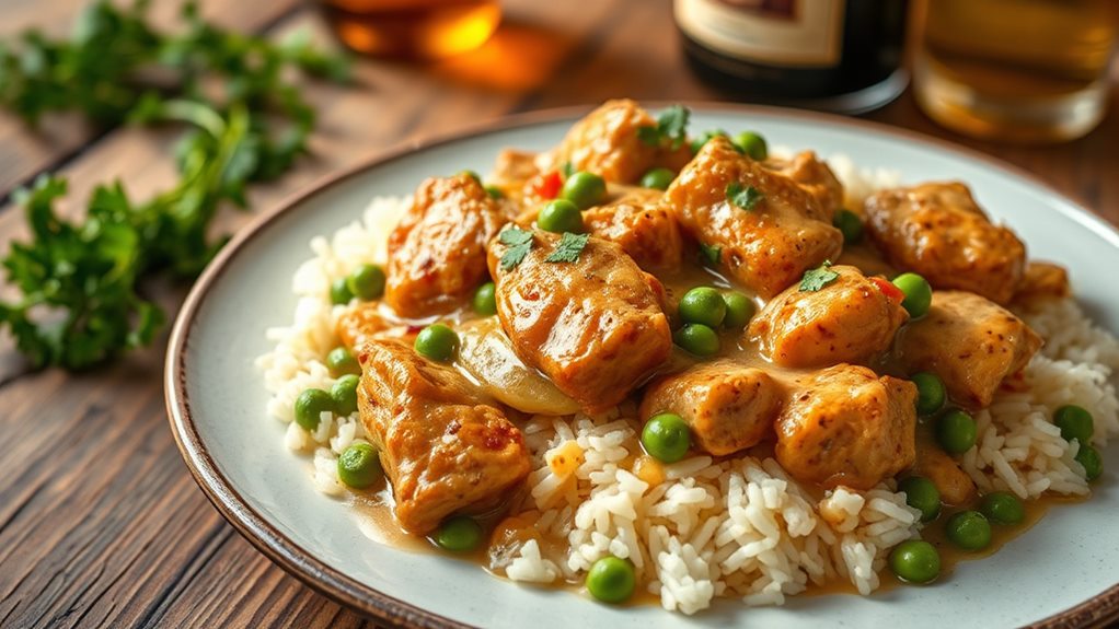 savory sherry infused chicken recipe