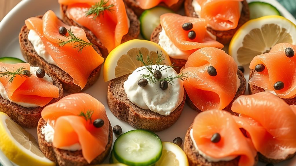 savory smoked salmon treats