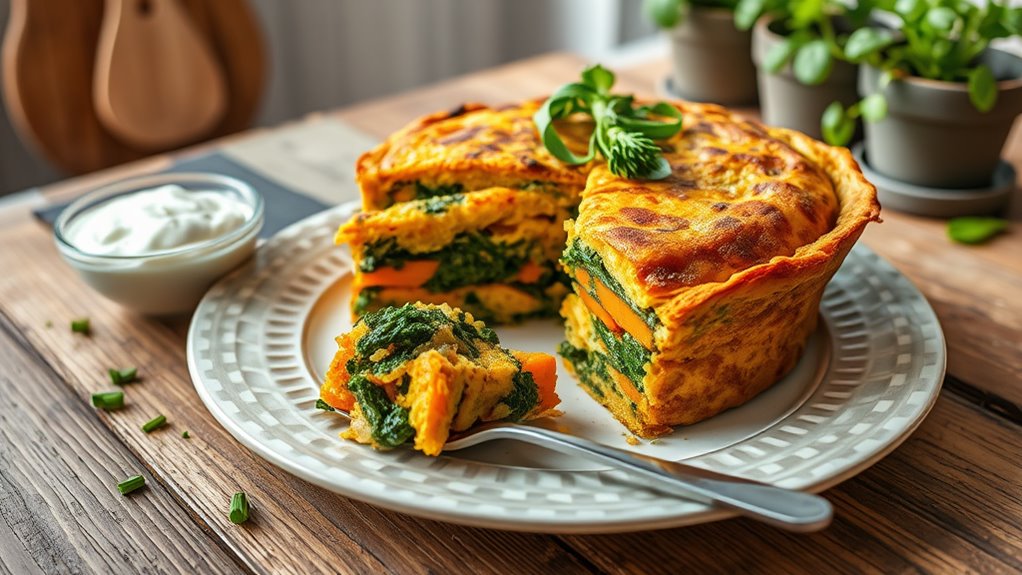 savory vegetable breakfast dish