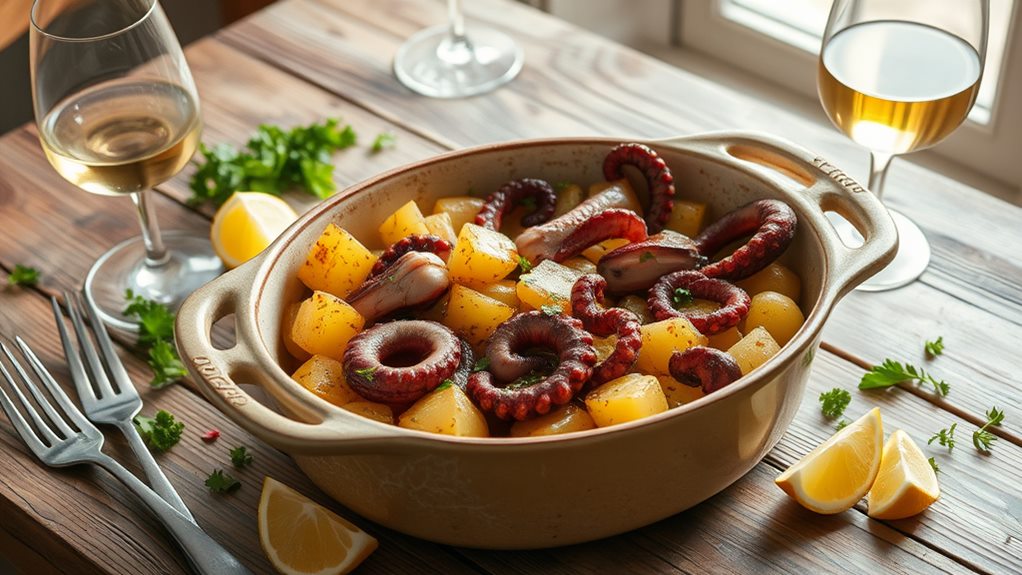 seafood and vegetable casserole