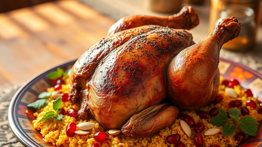 spiced persian roast chicken
