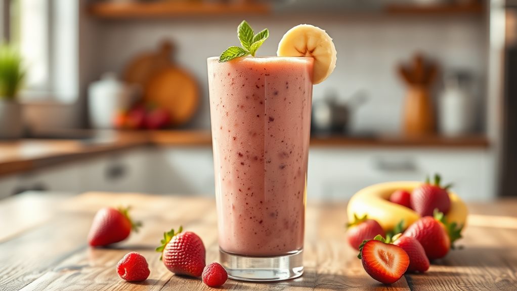 strawberry banana smoothie recipe