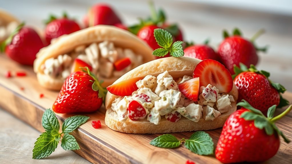 strawberry chicken salad delight