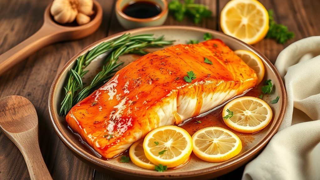sweet and savory salmon