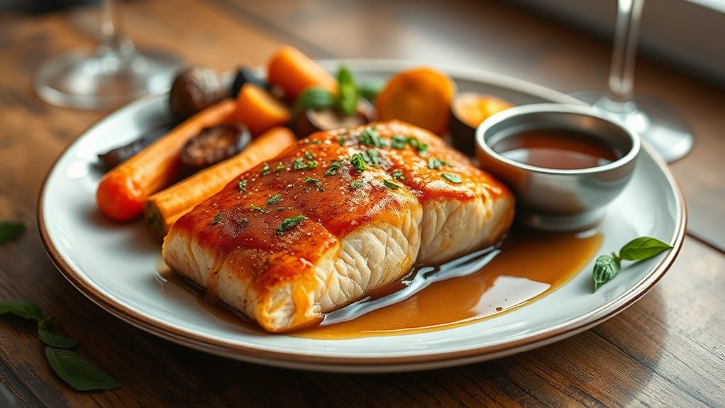 sweet and tangy salmon