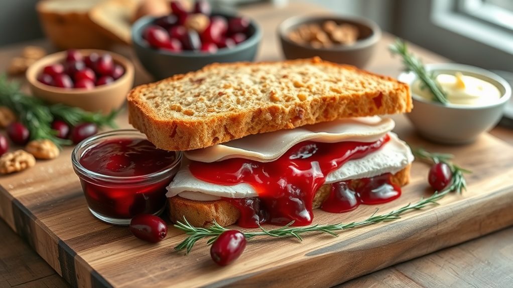 thanksgiving turkey cranberry dish