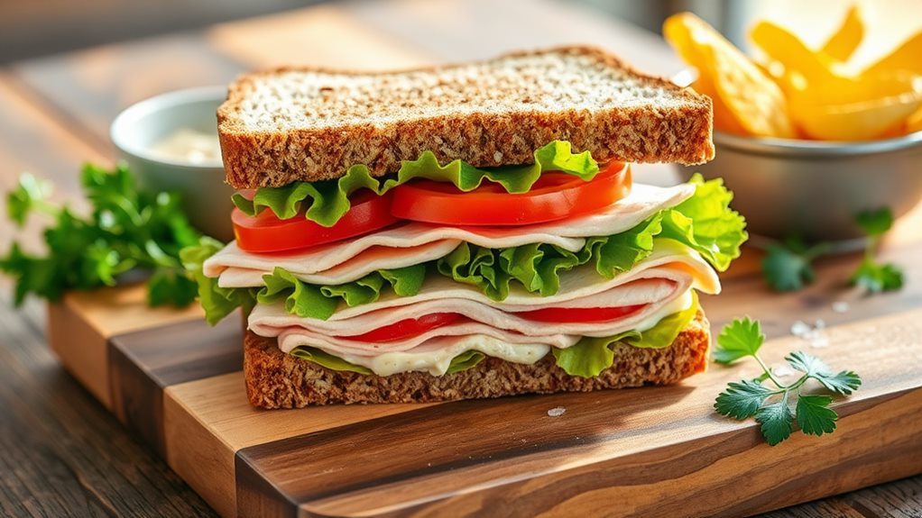 traditional turkey sandwich delight