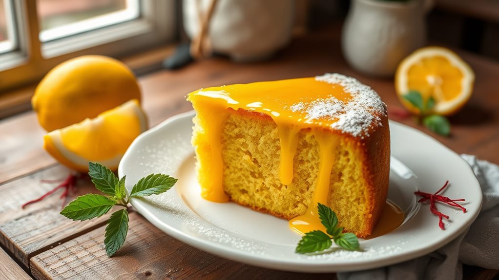 zesty saffron infused delight