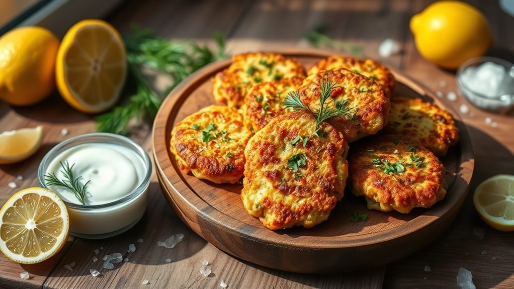 zesty tuna fritter recipe